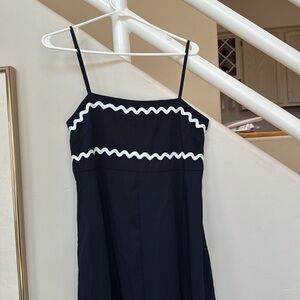 ❄️ Elegant Blue and White Maxi Dress SZ M NWT